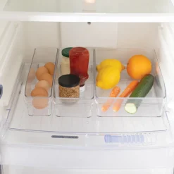 5five 3 bacs de rangements réfrigérateur, Transparent