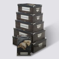 5five 6 boites de rangement, Multicolore