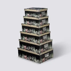 5five 6 boites de rangement, Multicolore