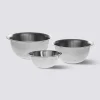 5five 3 bols à mixer, Inox - Gris