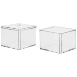 5five 2 boîtes à cotons, Transparent