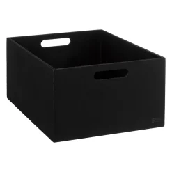 5five 3 boîtes couvercle bambou, Noir