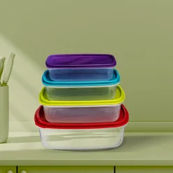 5five 4 boîtes de conservation plastique