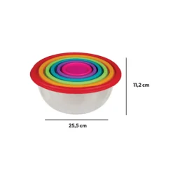 5five 6 boîtes de conservation rondes