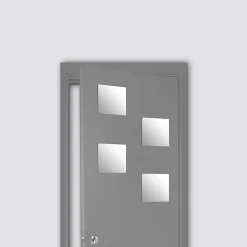 5five 4 miroirs adhésifs carrés, 20x20 cm