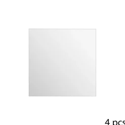 5five 4 miroirs adhésifs carrés, 20x20 cm