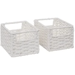 5five 4 paniers de rangement, Blanc