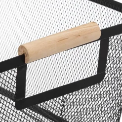 5five 3 paniers de rangement métal, Noir