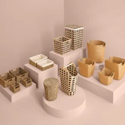 5five 4 paniers en roseau