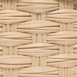 5five 3 paniers tressées, Beige