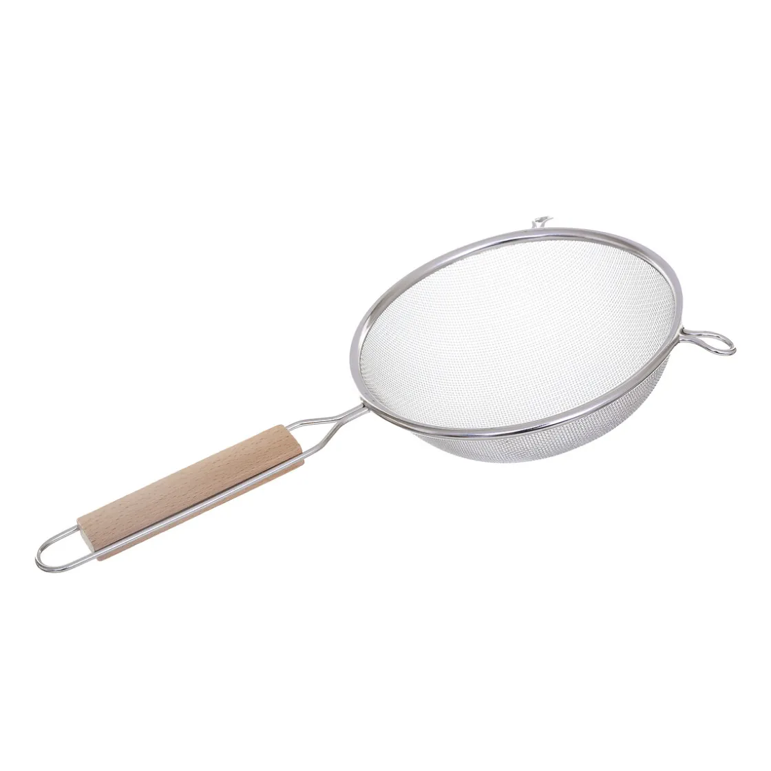 5five 3 passoires inox, manche bois