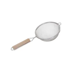 5five 3 passoires inox, manche bois