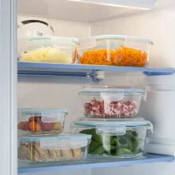 5five 3 petites boîtes carrées de conservation verre