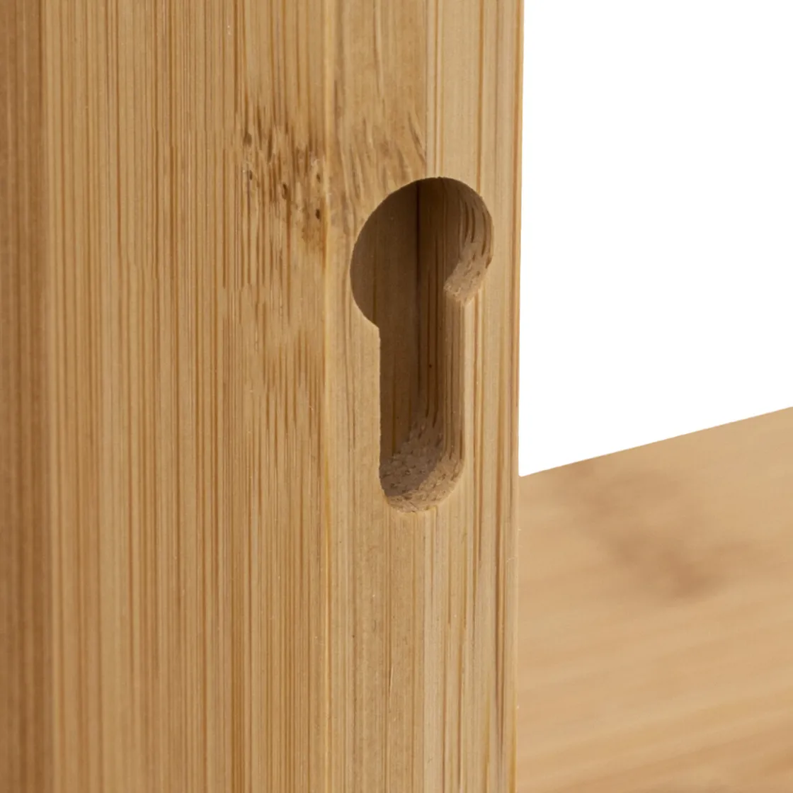 5five 3 petites étagères murales cube, Bambou