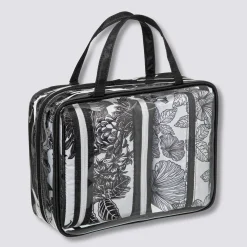 5five 4 trousses de toilette, Blanc et Noir