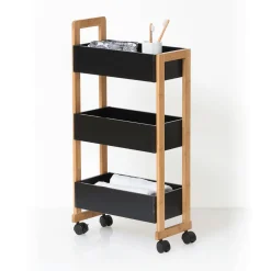 5five 4 trousses de toilette, Blanc et Noir