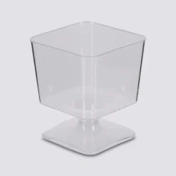 5five 12 verrines carrées sur pieds, Plastique