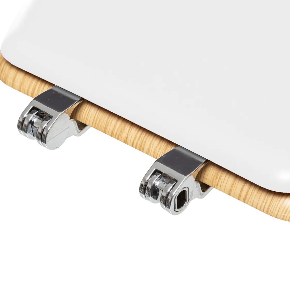 5five Abattant WC Bois, Blanc