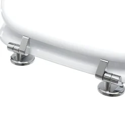 5five Abattant WC Bois, Blanc