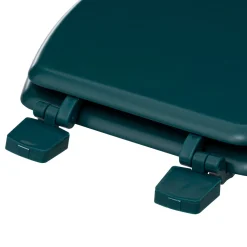 5five Abattant WC Bois, Bleu pétrole