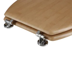 5five Abattant WC Bois, Effet bambou