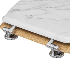 5five Abattant WC Bois, effet marbre