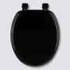 5five Abattant WC Bois laqué, Noir