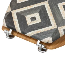 5five Abattant WC, Noir et beige