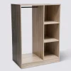 5five Armoire dressing penderie, Effet chêne naturel
