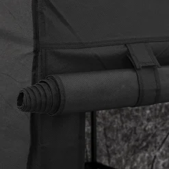 5five Armoire penderie modulable, tissu noir