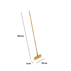 5five Balai avec manche en bambou