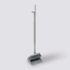 5five Balai et pelle pivotant, Gris et bleu