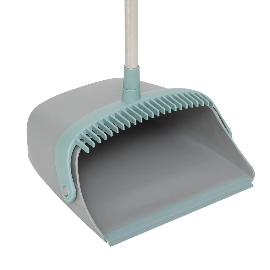 5five Balai et pelle pivotant, Gris et bleu