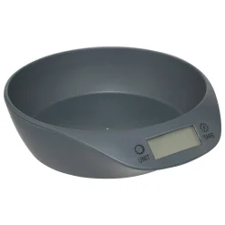 5five Balance de cuisine numérique avec bol, Gris