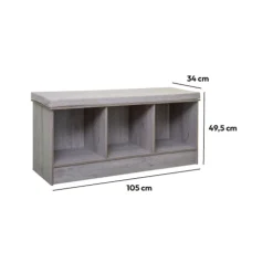 5five Banc 3 cases, Effet chêne gris