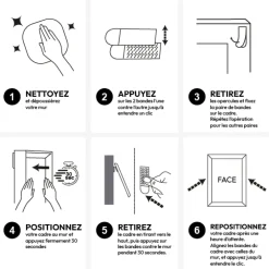 5five Bande de fixation murale sans perçage