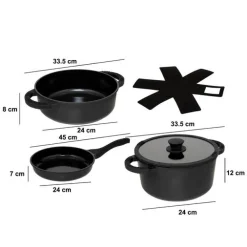 5five Batterie de cuisine, 24 cm