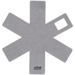 5five Batterie de cuisine en aluminium forgé, 4 pièces + 6 protections