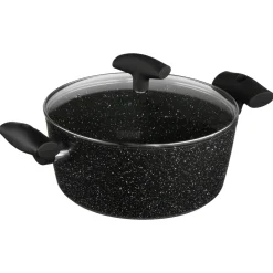 5five Batterie de cuisine en aluminium, 4 pièces + 6 protections