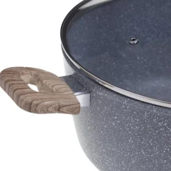 5five Batterie de cuisine en aluminium forgé, 4 pièces + 6 protections