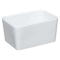 5five Beurrier céramique avec couteau, Blanc