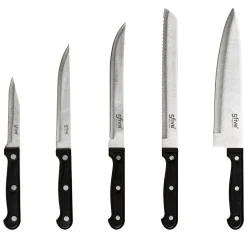 5five Bloc 11 couteaux avec aiguisoir/ciseaux