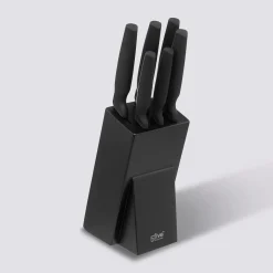 5five Bloc 6 couteaux, Noir