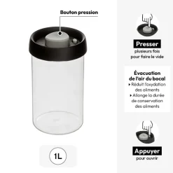 5five Bocal hermétique en verre, 1L