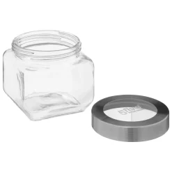 5five Bocal verre couvercle contour acier 0,8L