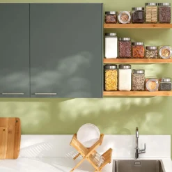 5five Bocal verre couvercle contour acier 1,6L