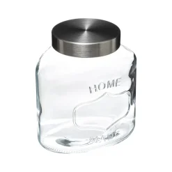 5five Bocal verre couvercle inox 1L