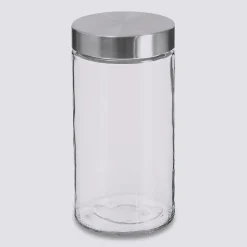 5five Bocal verre couvercle inox 1,7L