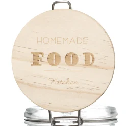 5five Bocal verre couvercle pin, 1,5L