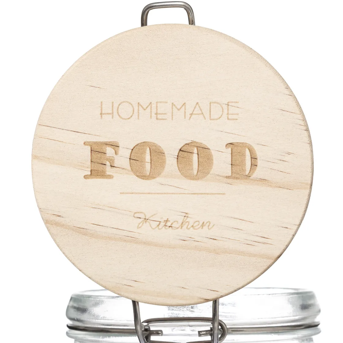 5five Bocal verre couvercle pin, 1,5L